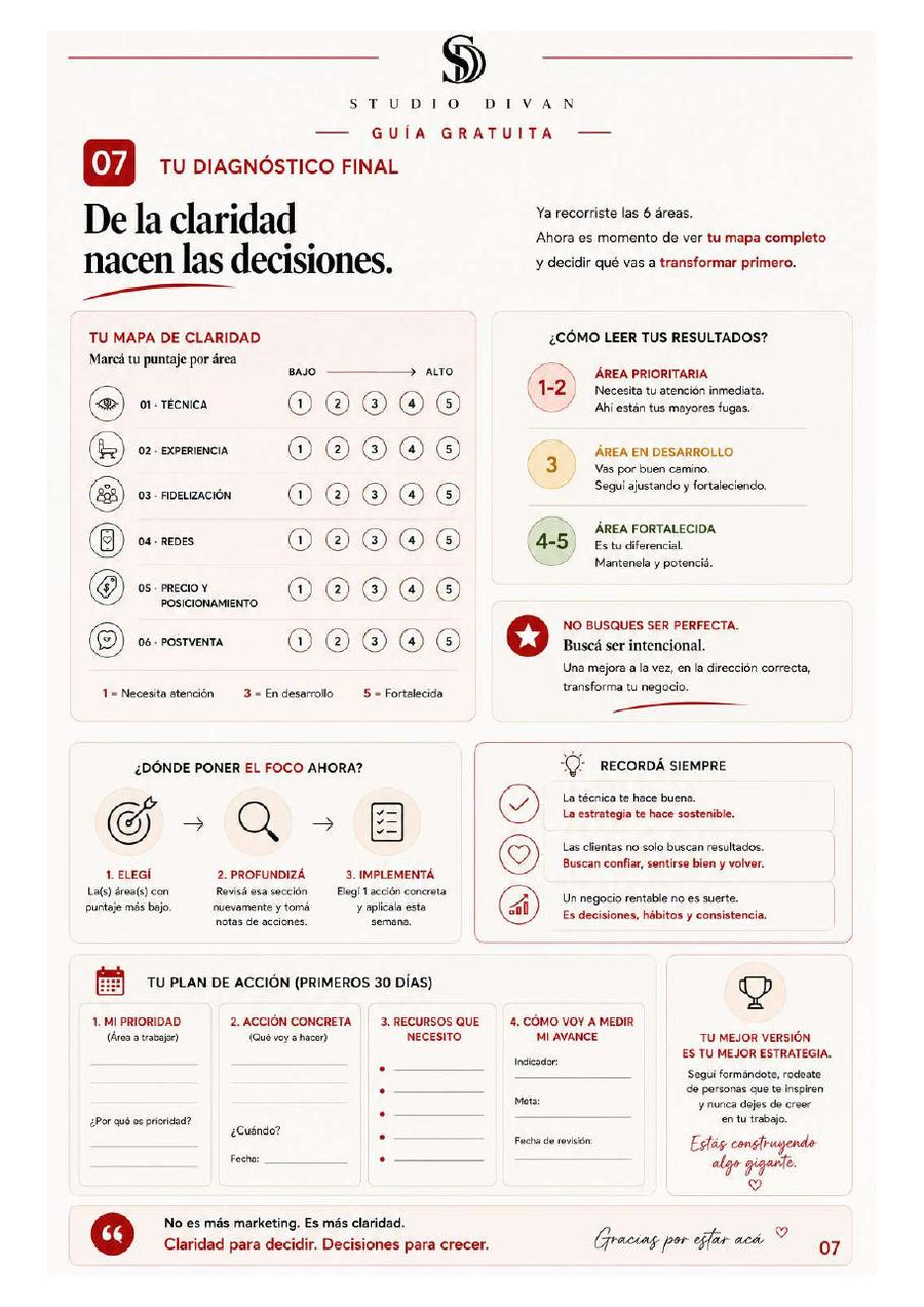 Comparaciones claras